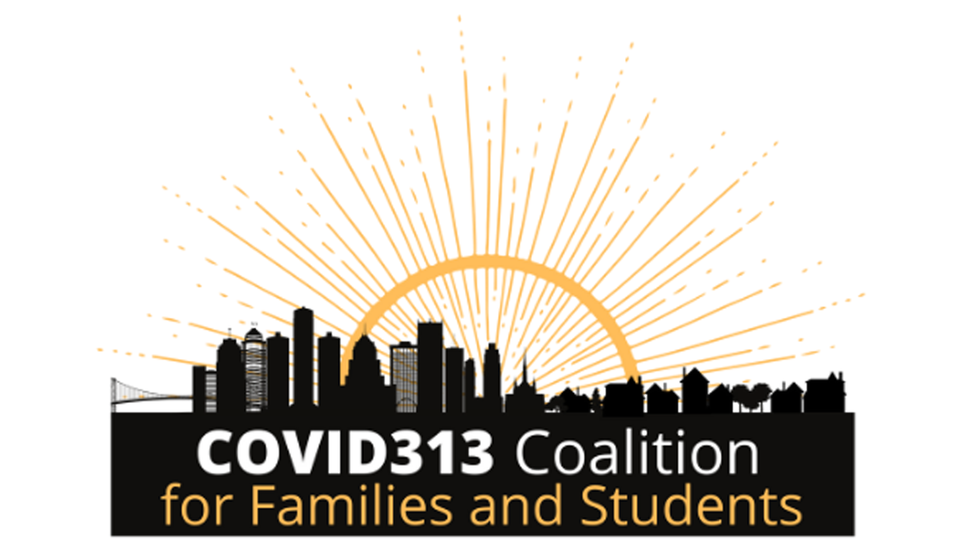COVID313 Community Coalition Town Hall Logo