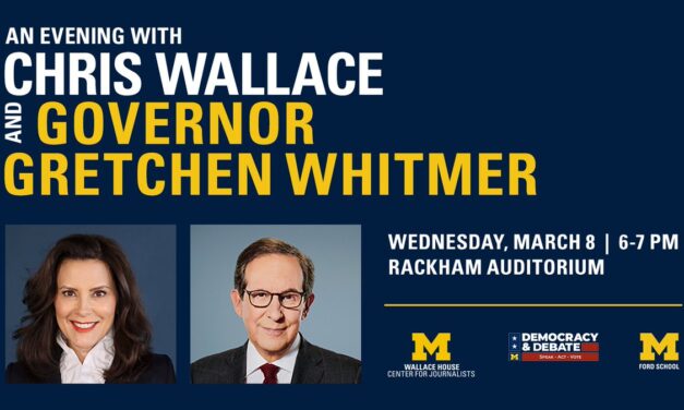 An evening with Michigan Gov. Gretchen Whitmer and CNN anchor Chris Wallace