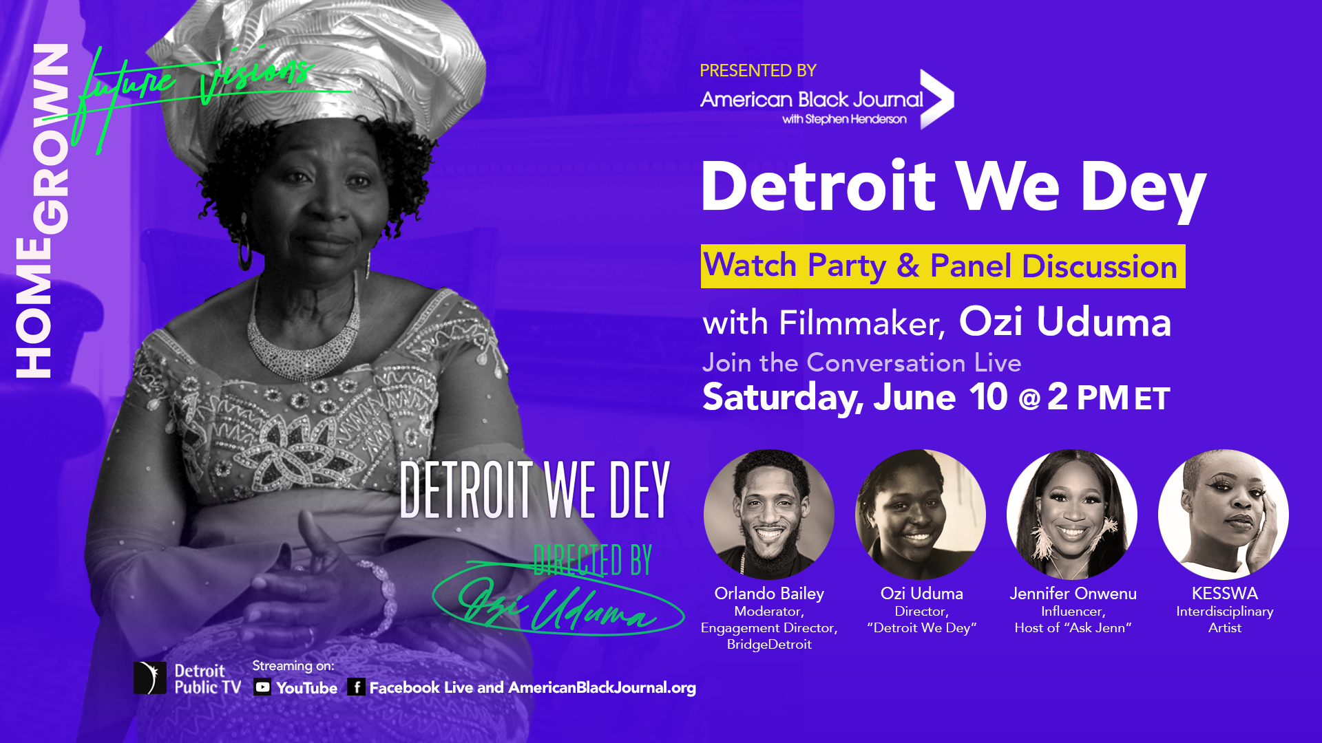 Detroit We Dey film screening and conversation