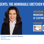 Gov. Gretchen Whitmer discusses her administration’s budget priorities with the Detroit Economic Club